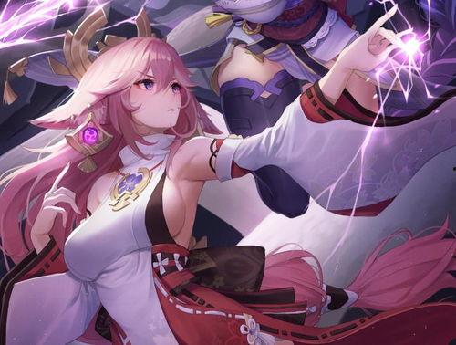 原神爆料八重神子视频,原神新角色神秘面纱揭晓，华丽舞姿与神秘力量并存